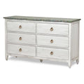 Blue 6-Drawer Dresser B7239