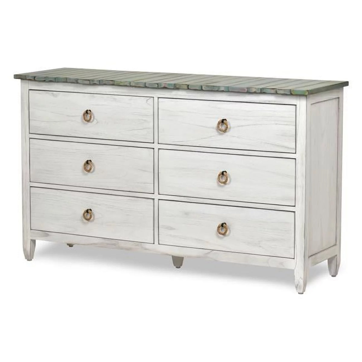 Blue 6-Drawer Dresser B7239
