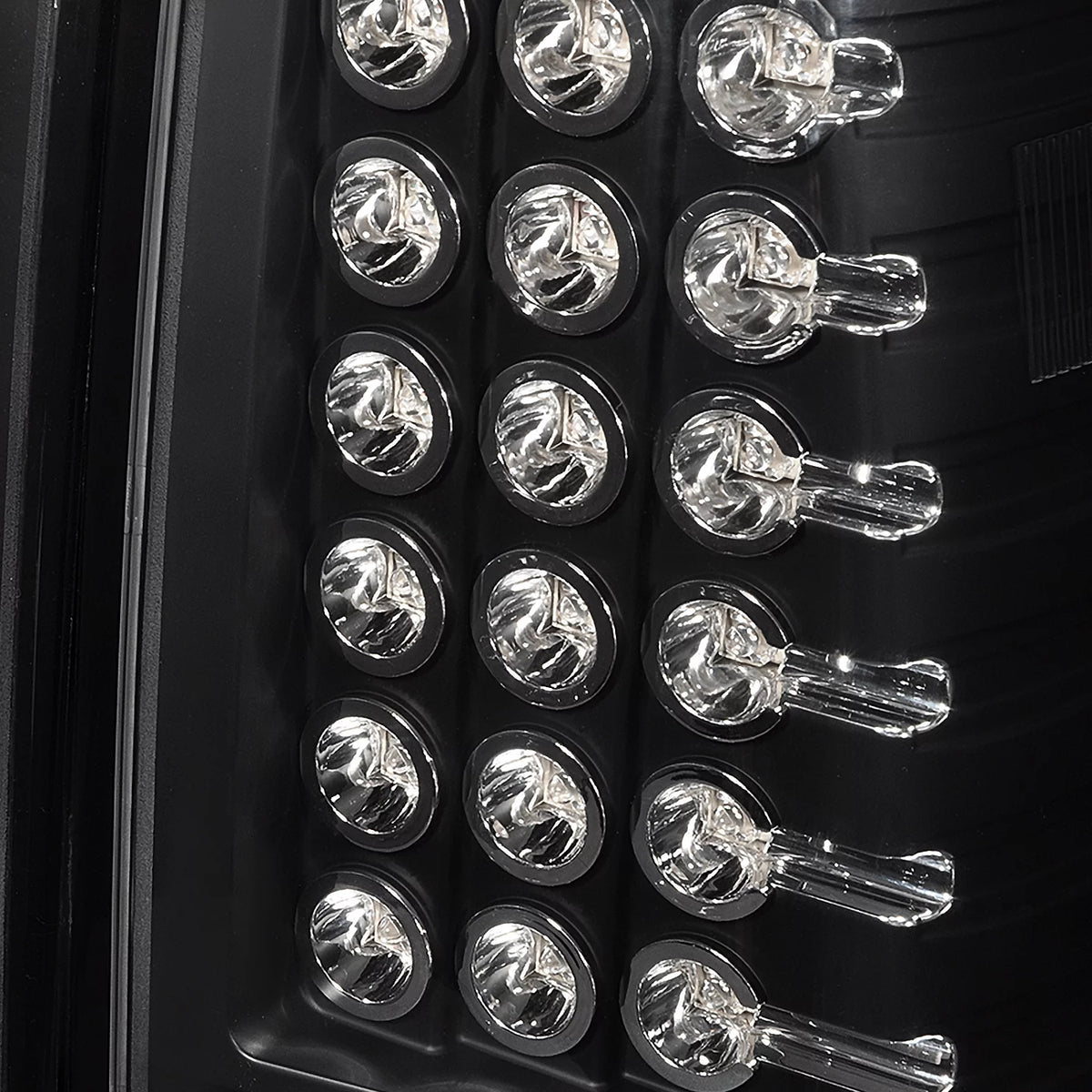 Black Halo Projector Headlights and LED Tail Lamps Combo for Nissan Titan H944