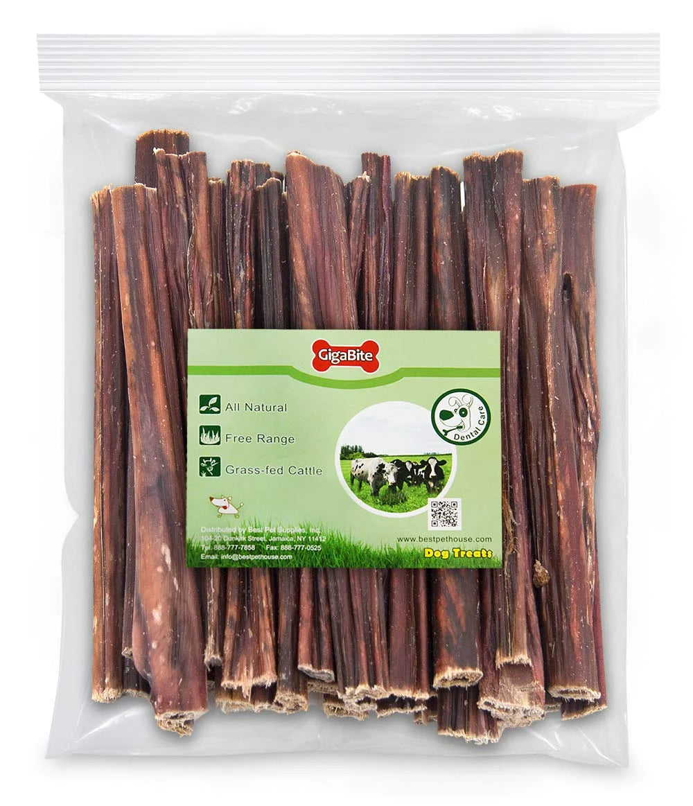 6 Inch Beef Gullet Jerky Sticks Dog Treat 40 Pack T603