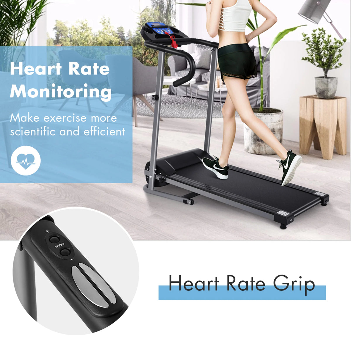 1100W Folding Treadmill I1488