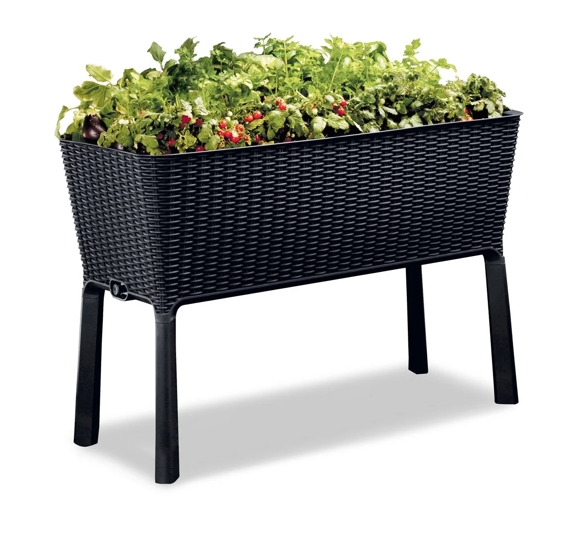 Raised Garden Bed with Self-Watering and Drainage System E471532