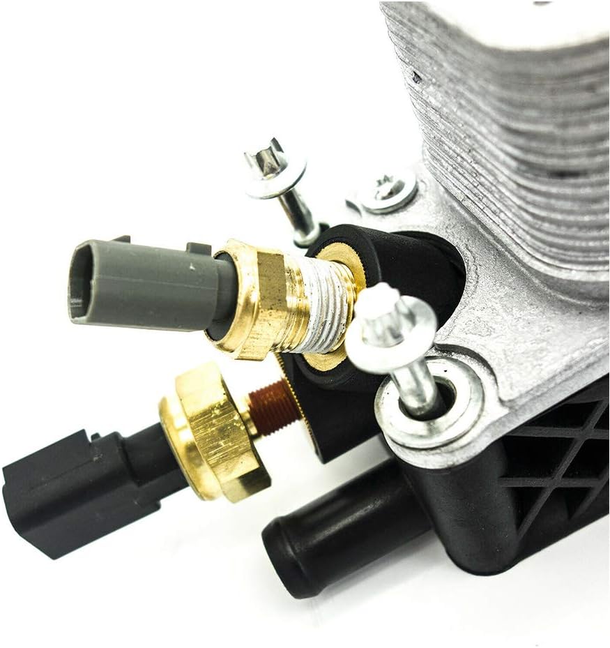 Engine Oil Filter Cooler Housing Assembly Complete Kit Compatible with 3.6L G5974