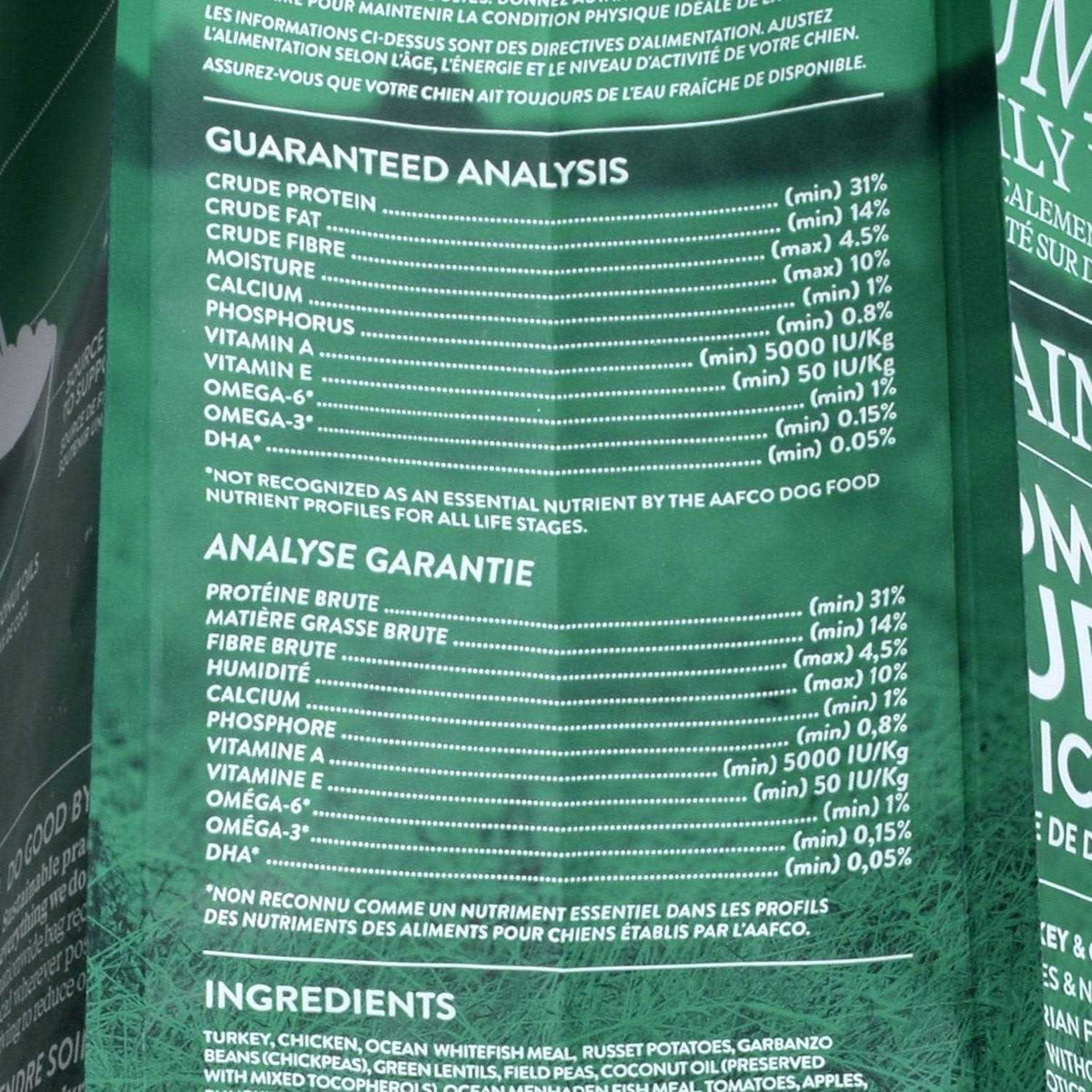 Grain Free Turkey & Chicken Dry Dog Food E35968