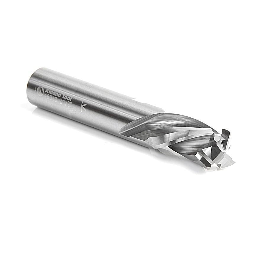 Solid Carbide Compression Spiral 3 Flute 1/2 Dia x 7/8 x 1/2 inch Shank N641