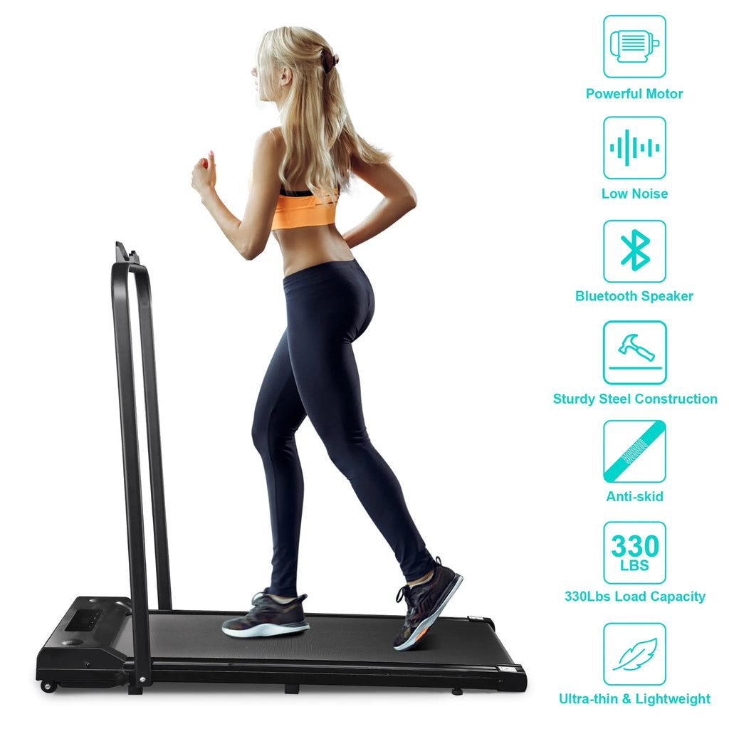 Foldable 2 in 1 Treadmill 1.5 HP J534279