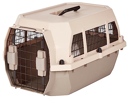 2-Door Top-Load Hard-Sided Pet Travel Carrier, Gray & Blue, 22.8"L x 15.0"W x 13.0"H X83632