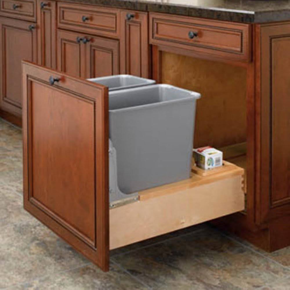 Double 30 Quart Pullout Waste Container X793399