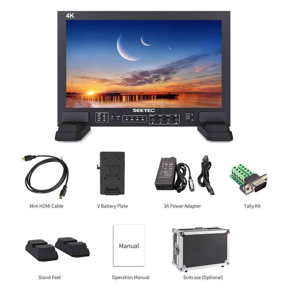 17.3x22 Full HD 3G-SDI 4K HDMI Broadcast Studio Monitor I256