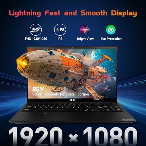 15.6 IPS-FHD Laptop Intel N100 8GB RAM 128GB SSD Q8055