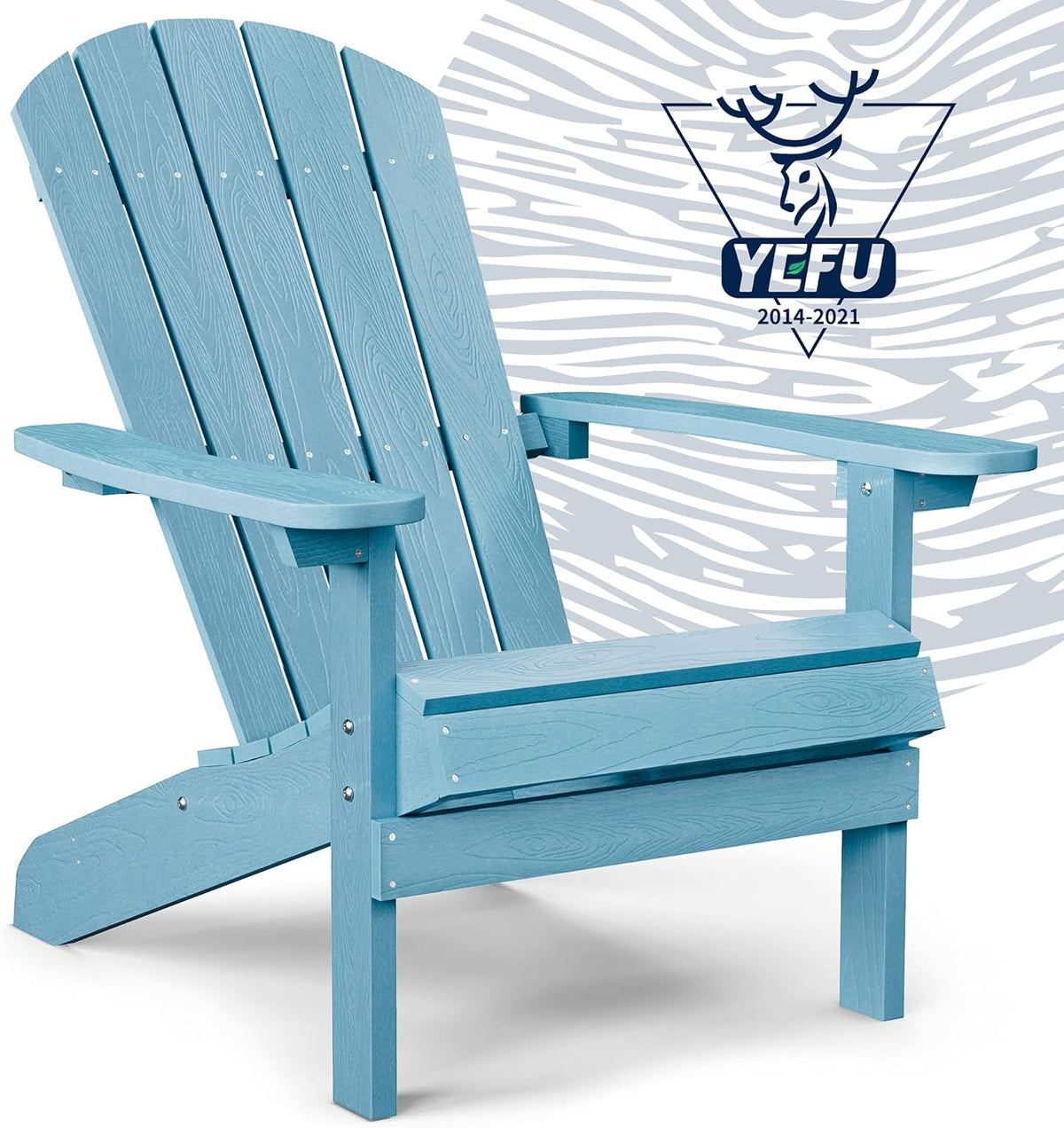 Grey Plastic Adirondack Chair S71598