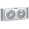 9" Twin Window Fan with Reversible Airflow Control D467
