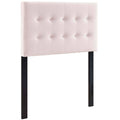 Pink Twin Tufted Velvet Headboard F94776