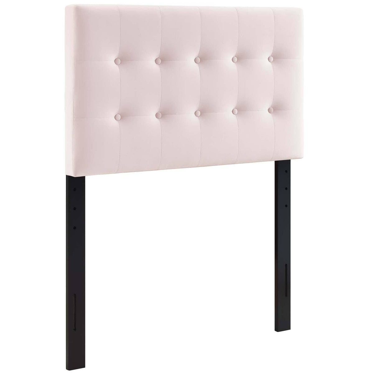 Pink Twin Tufted Velvet Headboard F94776