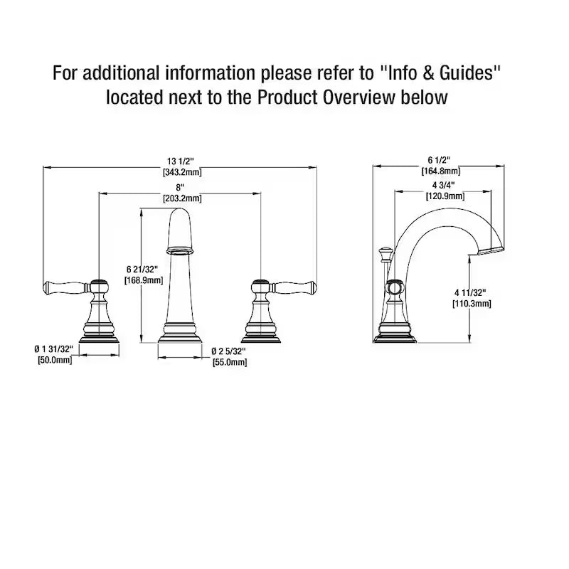 8 in. Widespread Double-Handle High-Arc Bathroom Faucet in Bronze X6649