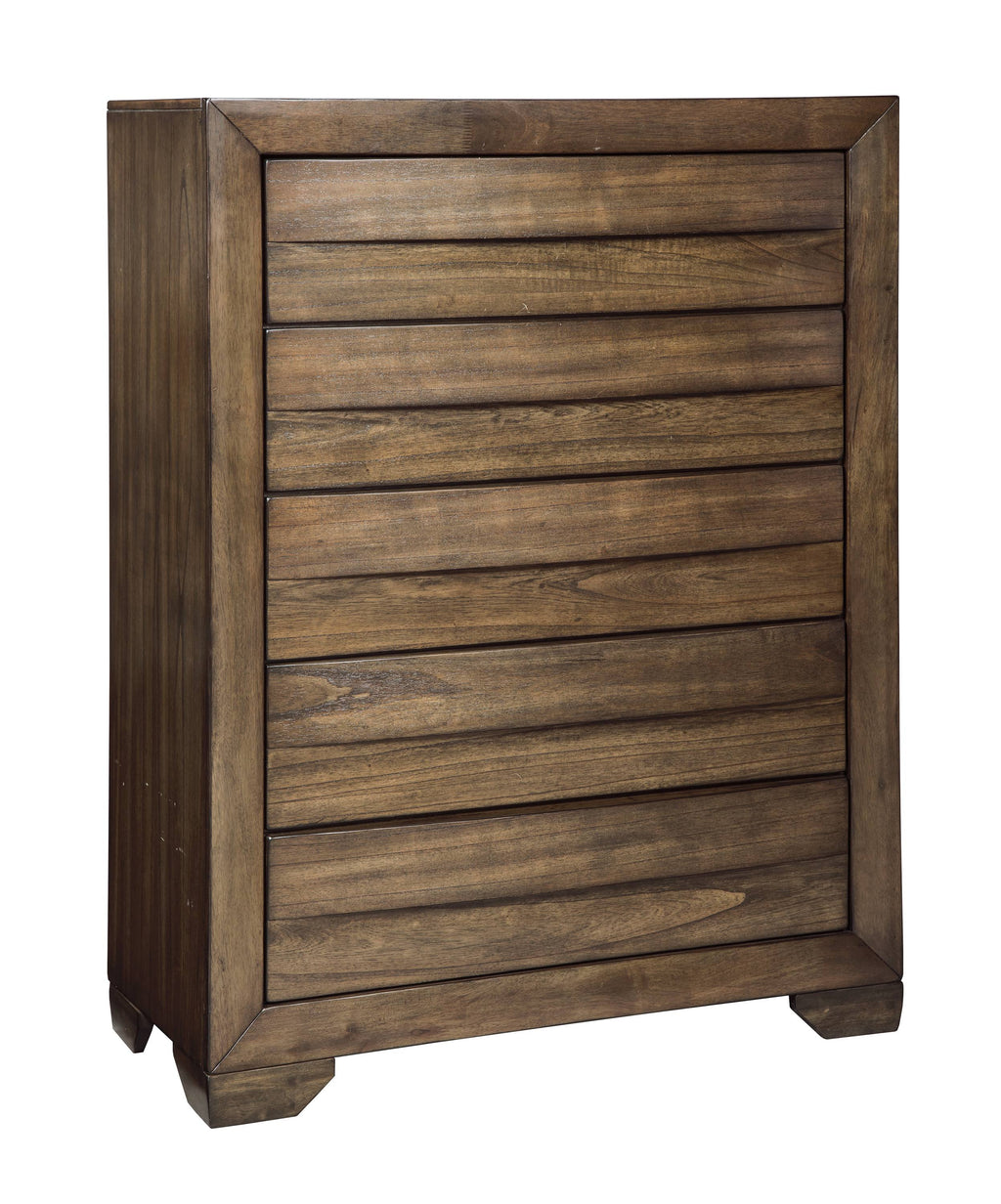 Brown 5 Drawer Chest G845206
