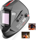 Auto Darkening Welding Helmet with Ultra Large Viewing Screen, 4 Arc Sensor, 1/1/1/2 Optical Clarity, Pack of 2 S801945