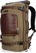 Canvas Rucksack Duffel Bag Black F5539