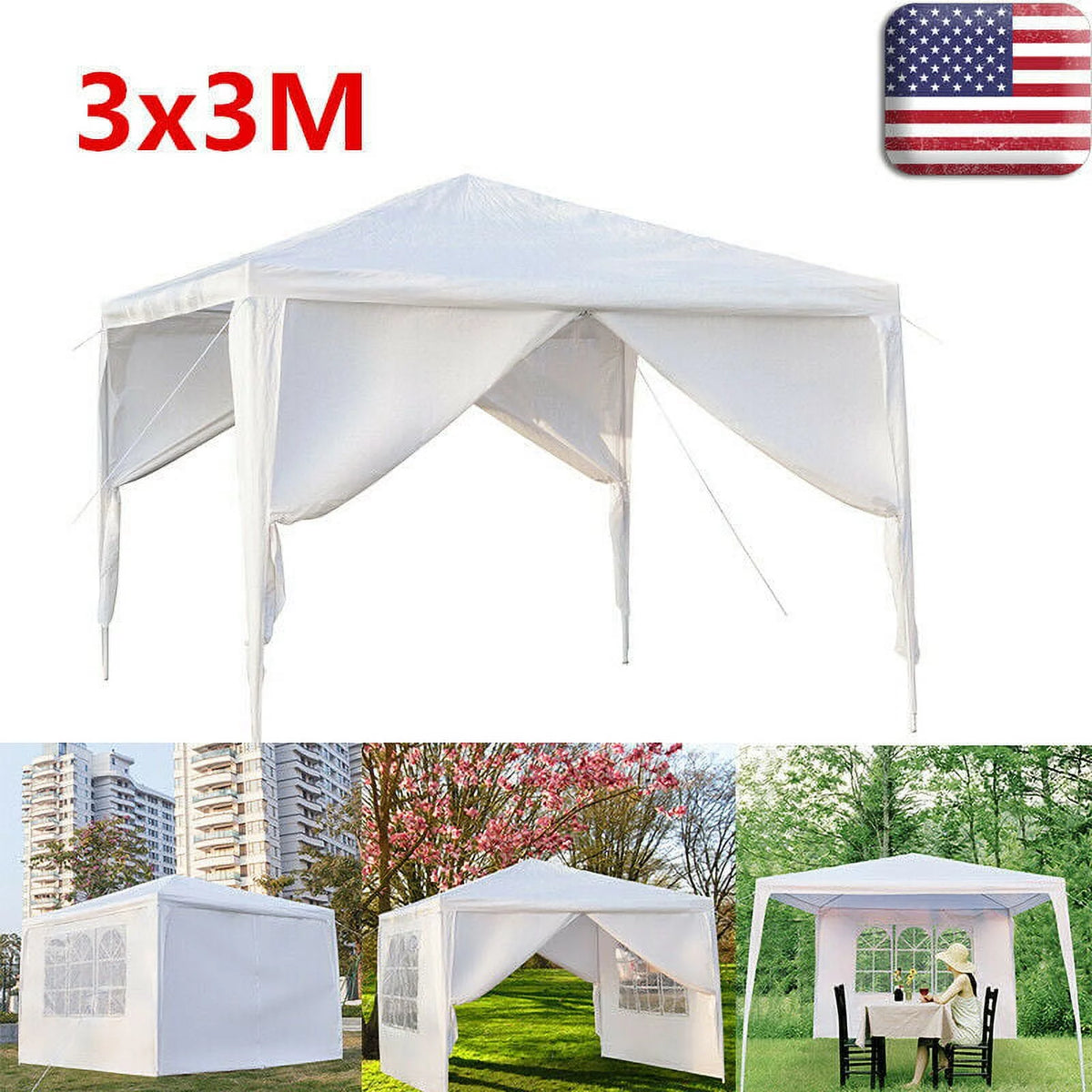 10'x10' Pop Up Canopy Tent J6694