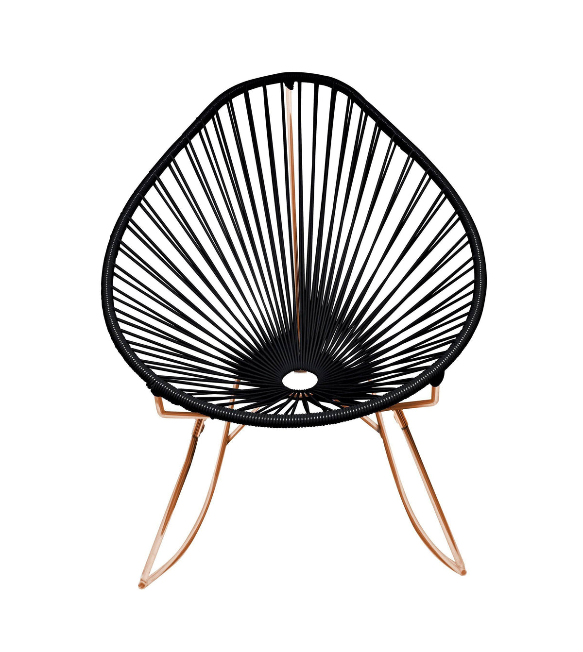Black Weave on Copper Frame Rocker L5506