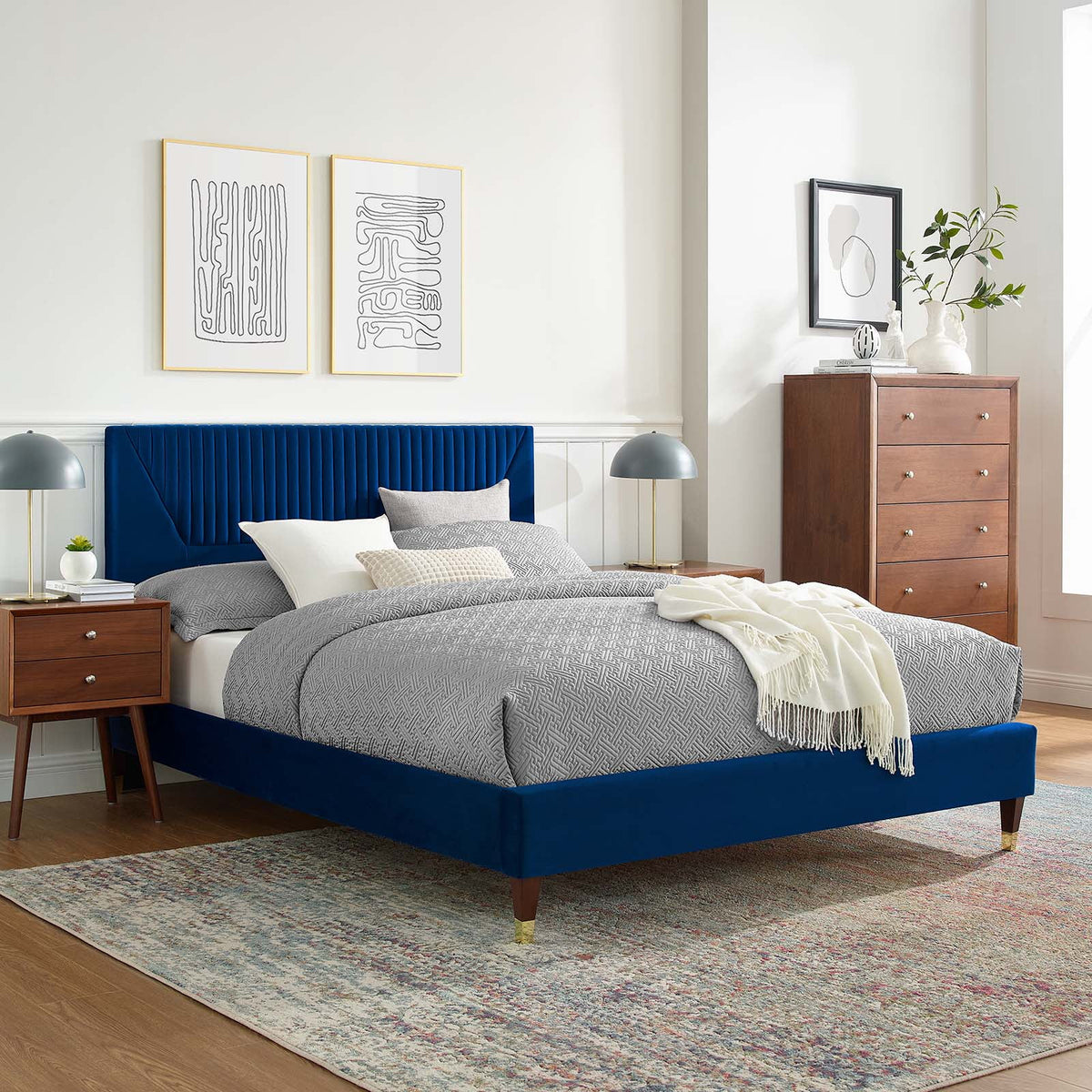 Twin Platform Bed M160
