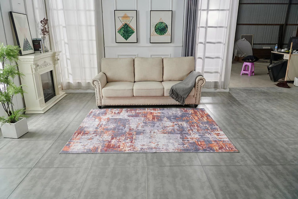Abstract Design Area Rug Z897