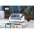Grey Convertible Loveseat Sleeper R90961