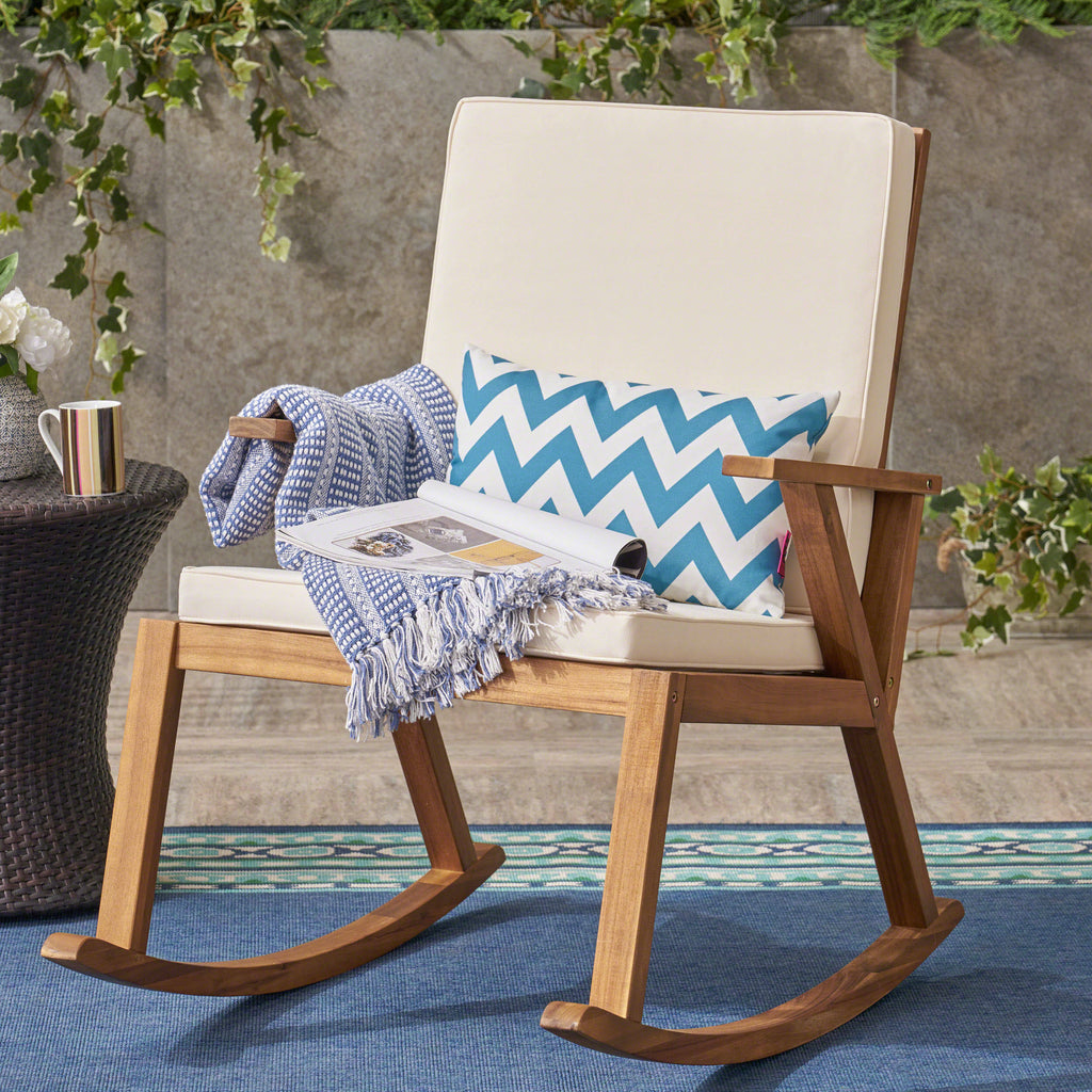 Gray Acacia Wood Rocking Chair L97668