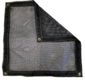 Black Vinyl Coated Mesh Tarp 10 oz. D42915
