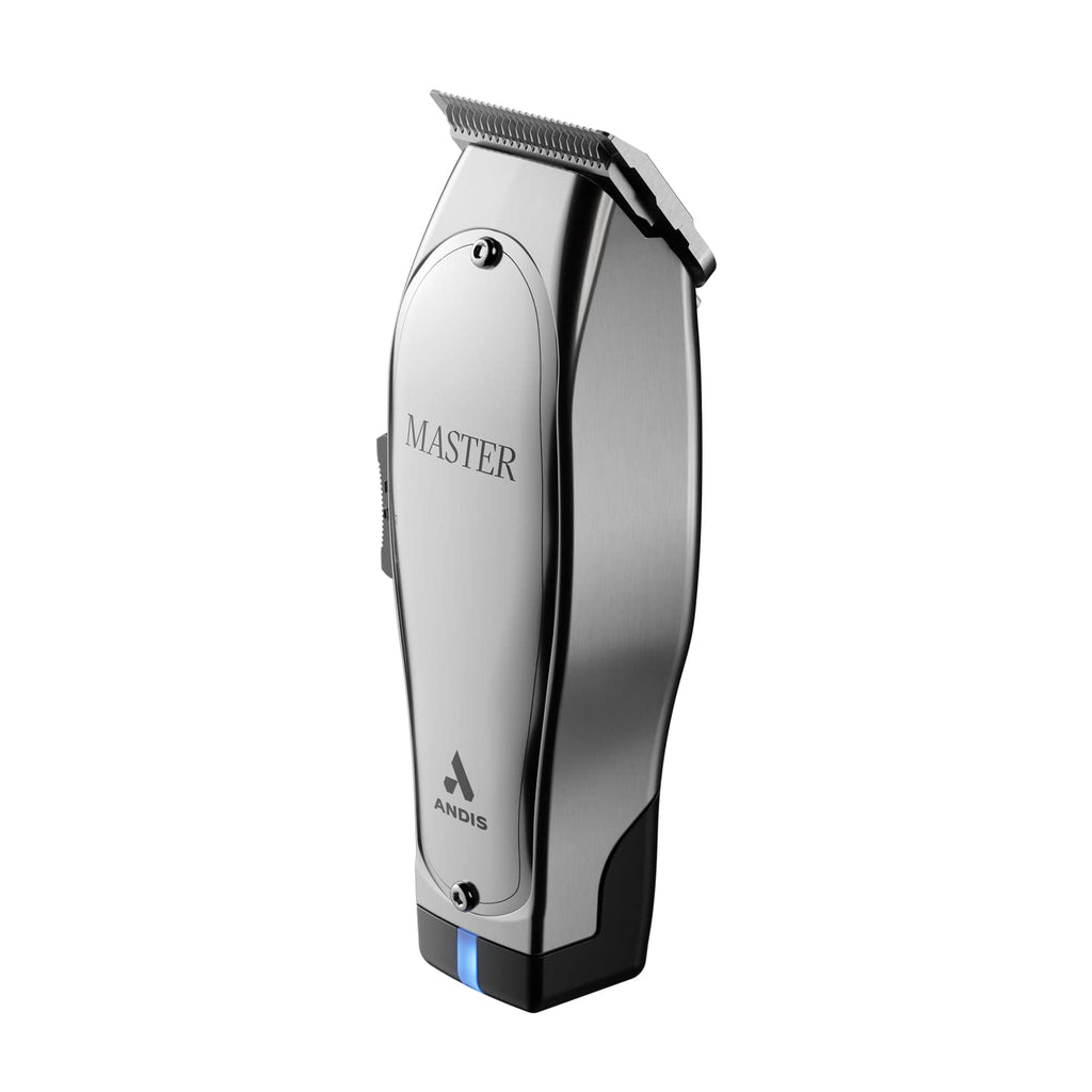 Silver Corded/Cordless Hair Trimmer with Adjustable Carbon Steel Blade A763