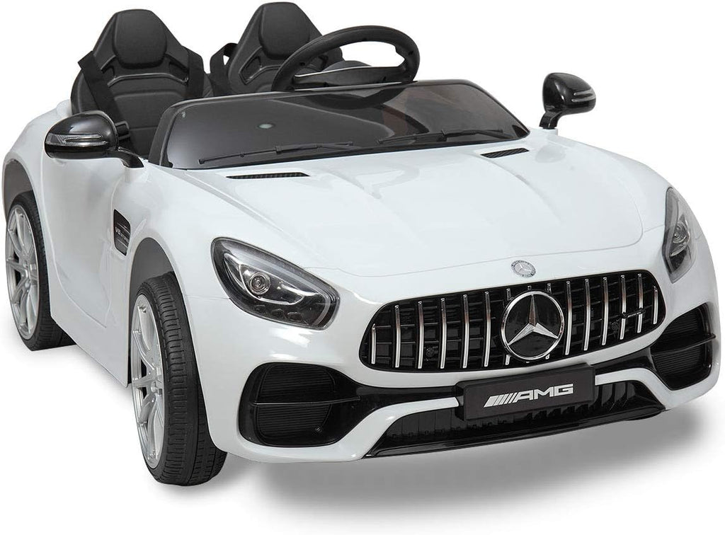 12V Kids Ride On Car with Remote Control White L364