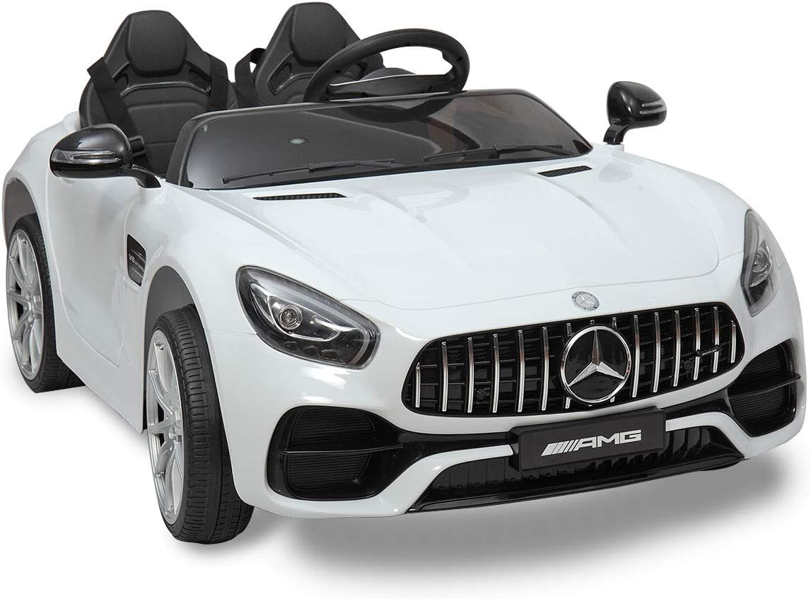12V Kids Ride On Car with Remote Control White L364