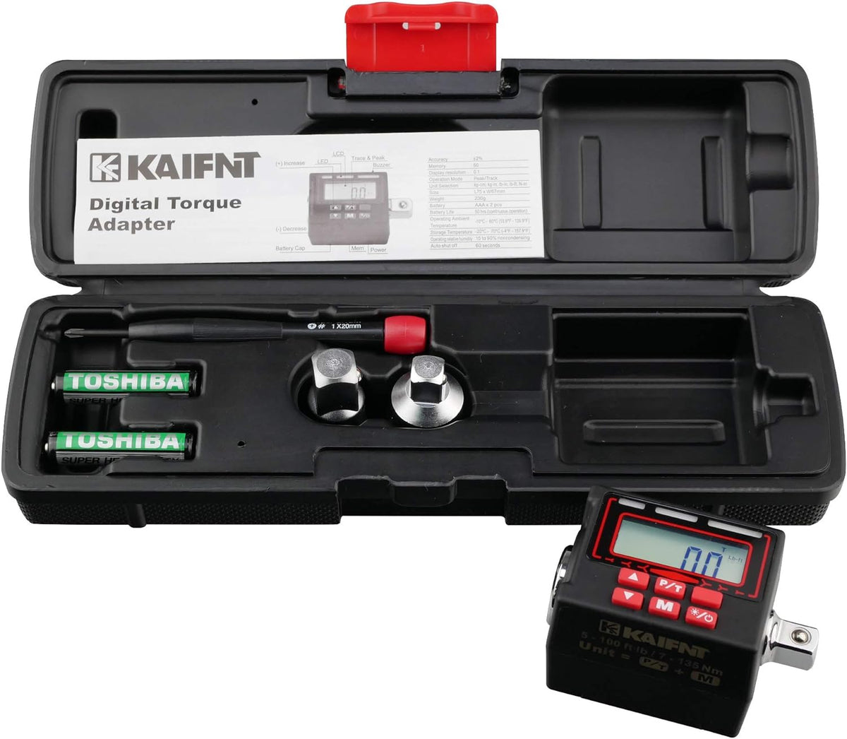 1/2-Inch Digital Torque Adapter Y371
