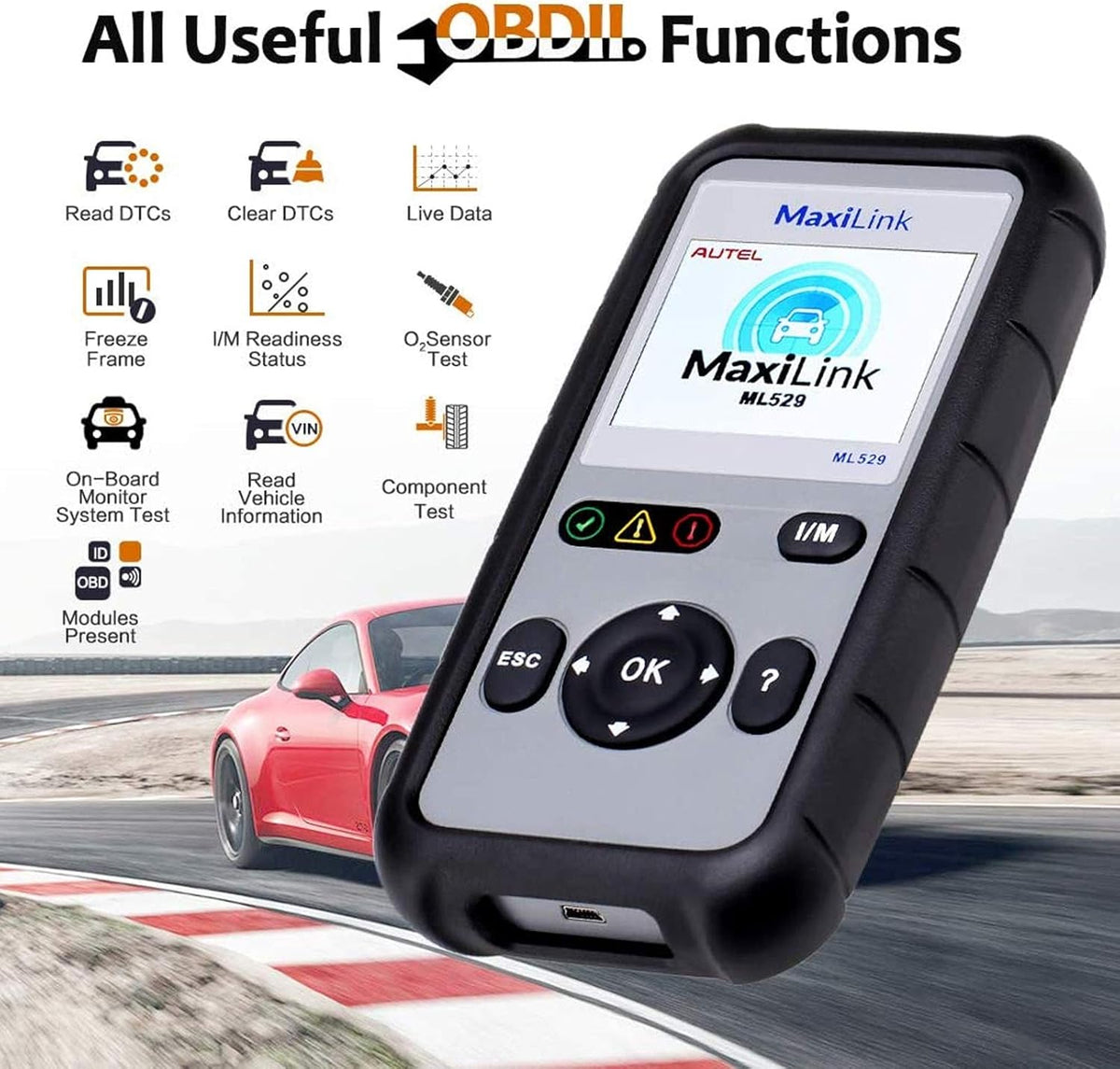 OBD2 Diagnostic Tool with TPMS and Sensor Programming F8610