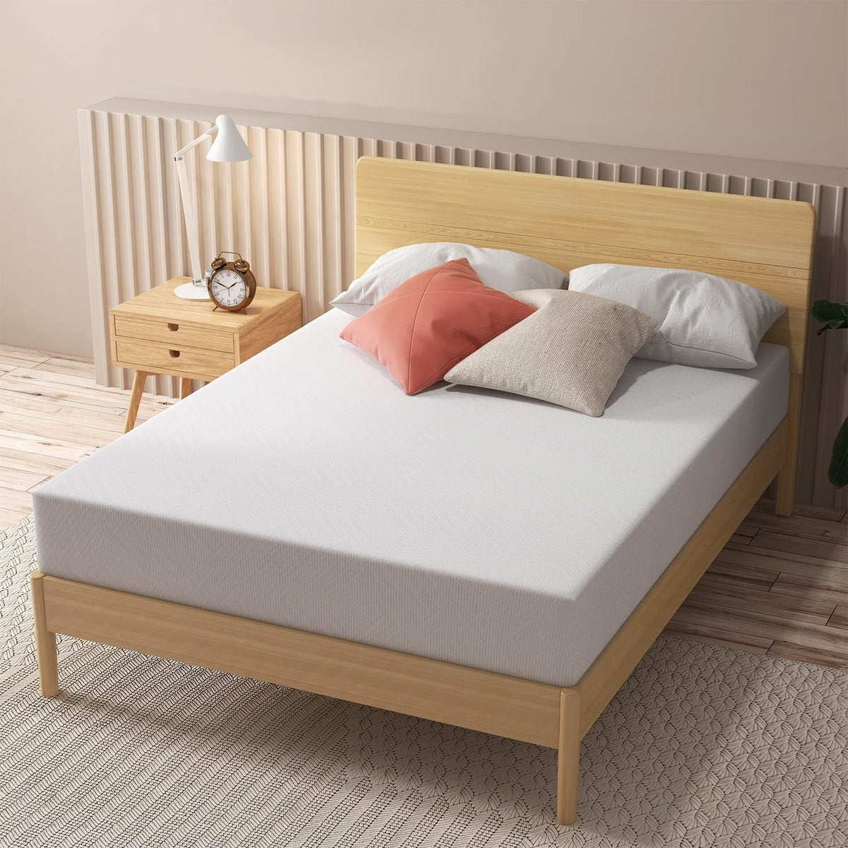 Twin Size 12 Inch Green Tea Memory Foam Mattress A686563