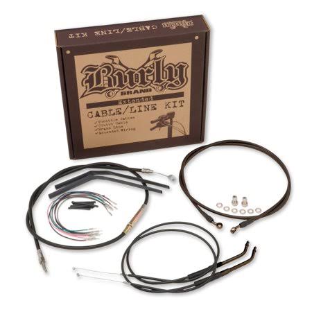 Extended Cable/Brake Line Kit for 13in. Ape Handlebars - Stainless Steel V42611
