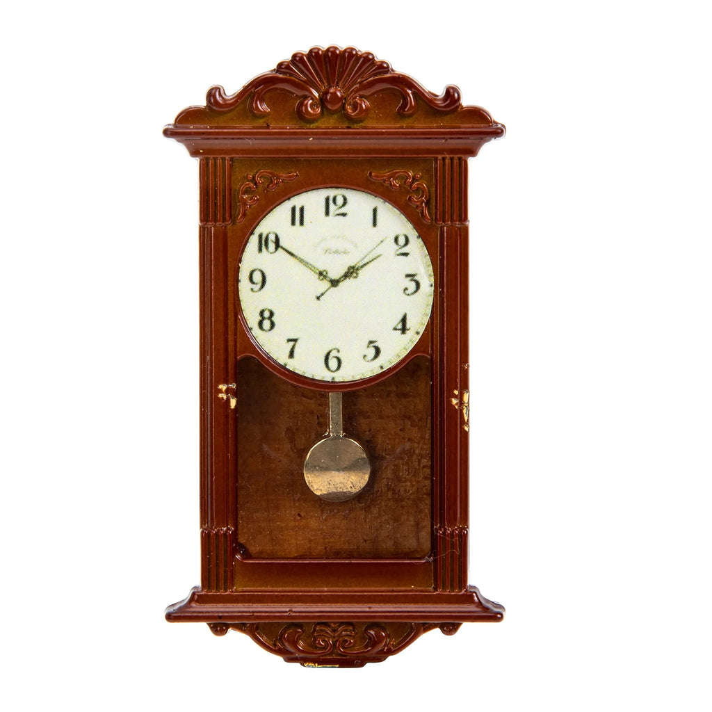Metal Dollhouse Hanging Clock Toy Doll Furniture R799