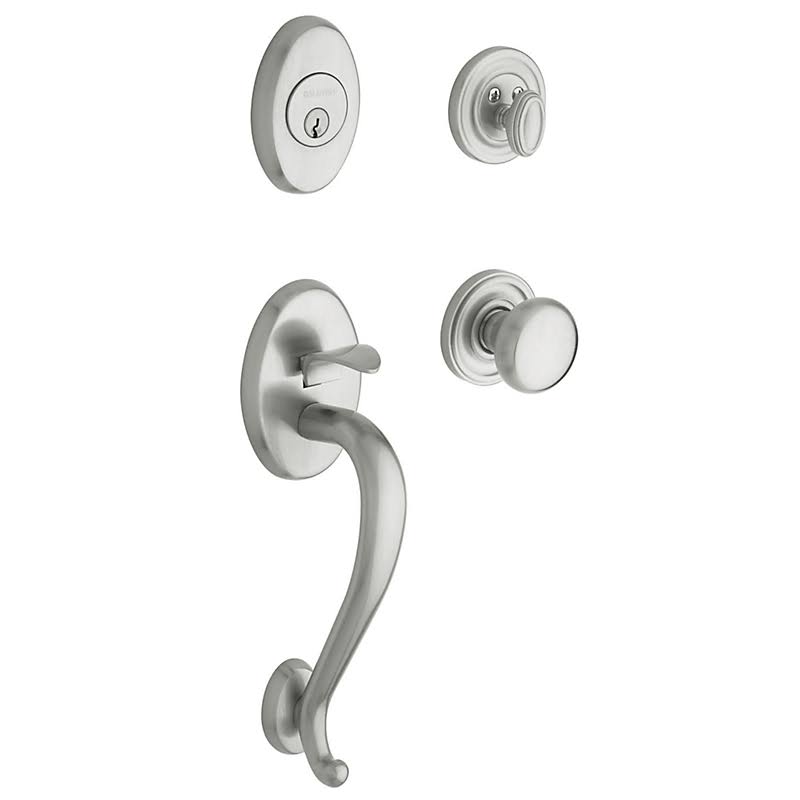 Distressed Oil-Rubbed Bronze Handleset with Classic Knob O18194