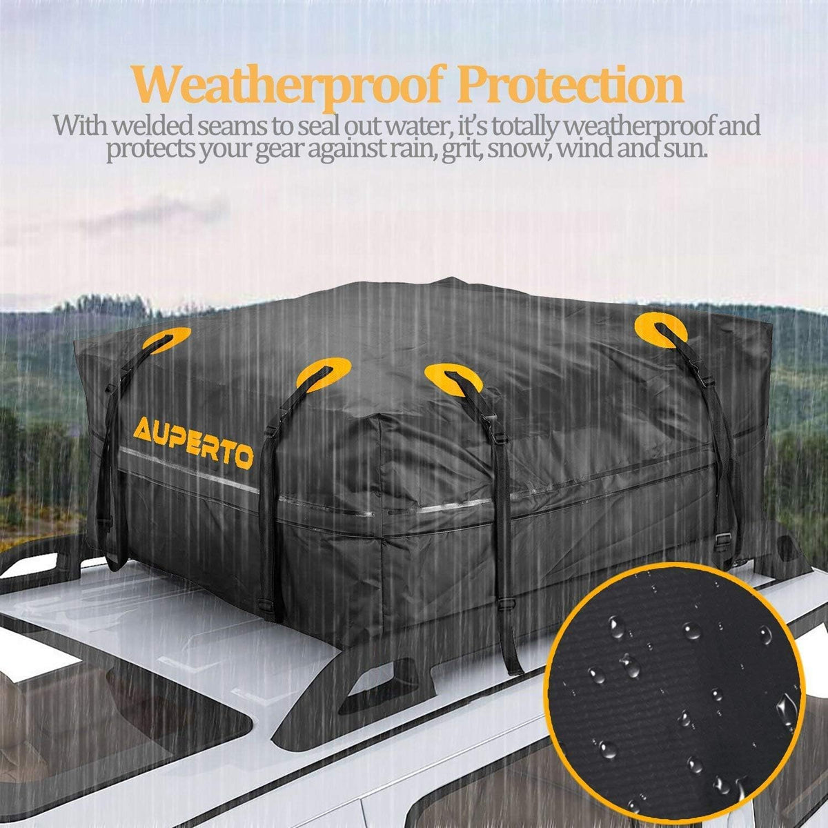 100% Waterproof 15 Cubic ft Roof Cargo Bag R14387