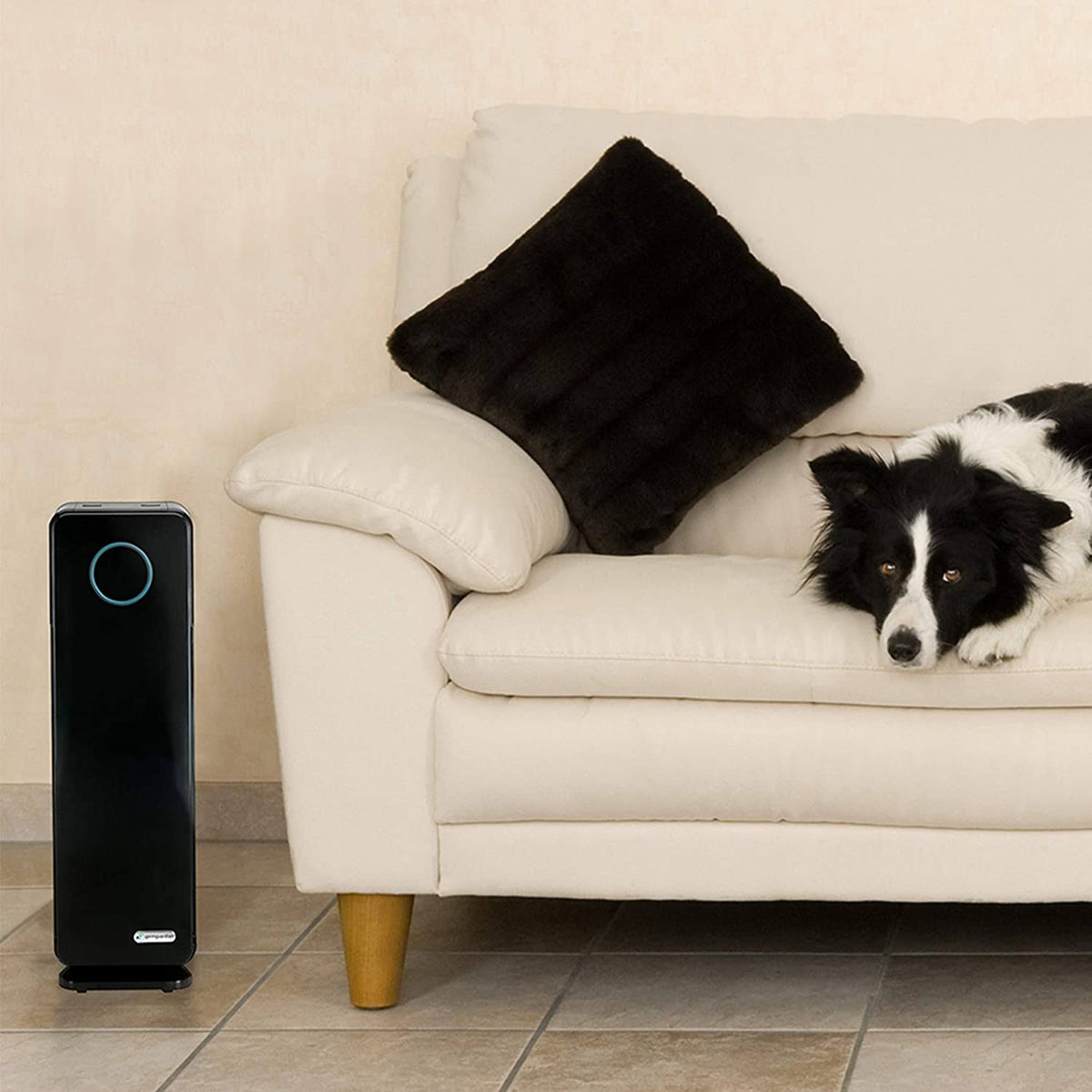 Black True HEPA Air Purifier with UV Sanitizer N79337