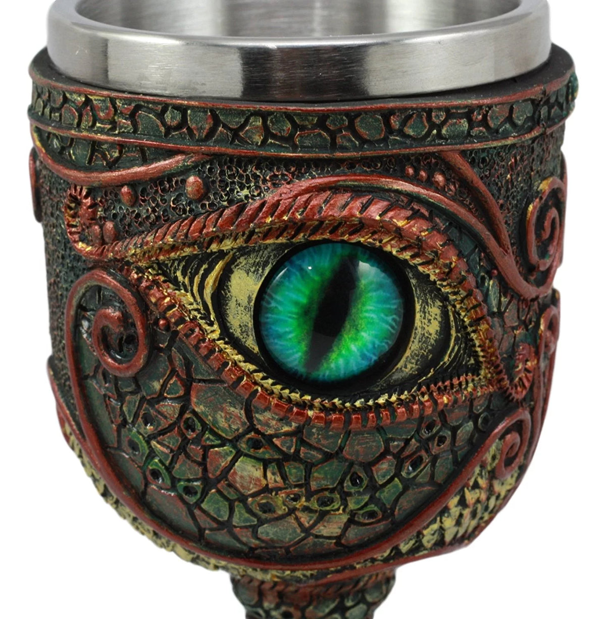 Resin Wine Goblet Chalice with Stainless Steel Liner 7oz Capacity L3724