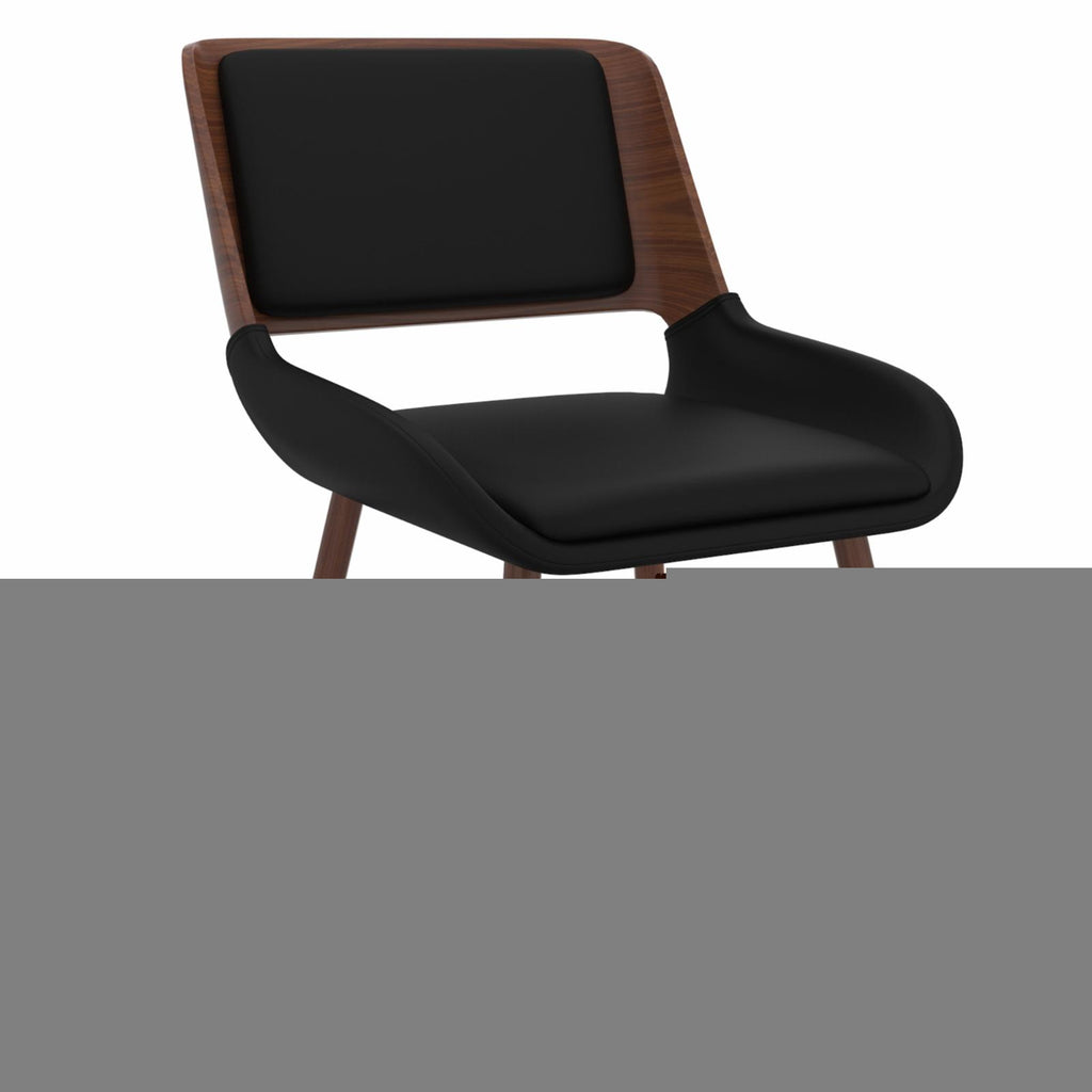 Faux Leather and Wood Side Chair L76303