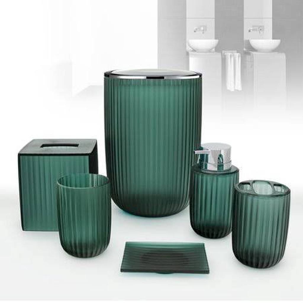 6-Piece Bathroom Accessory Set Sea Green N11655