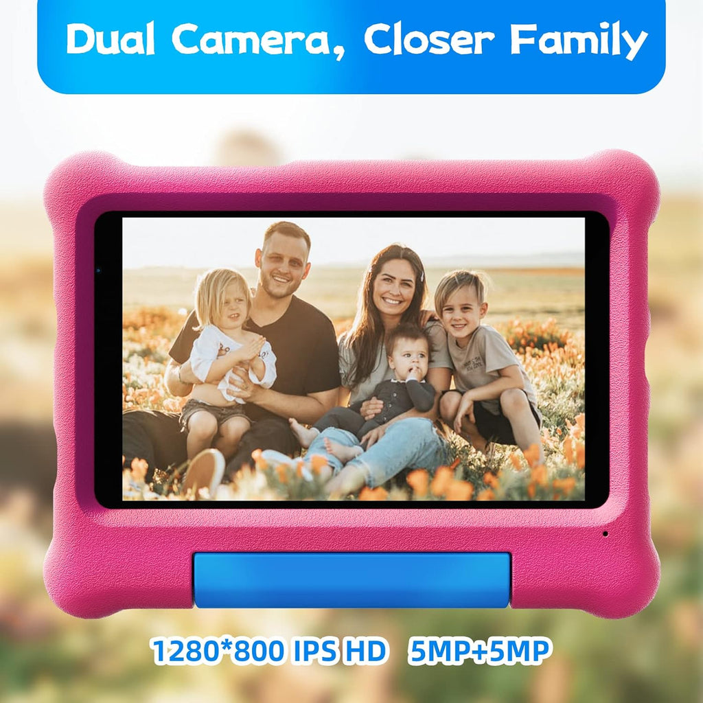 Pink Kids Tablet with Kid-Proof Case Y5855