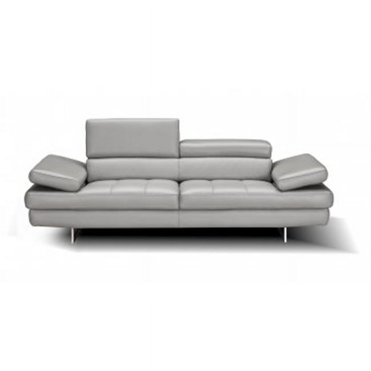 Grey Leather Sofa V79874