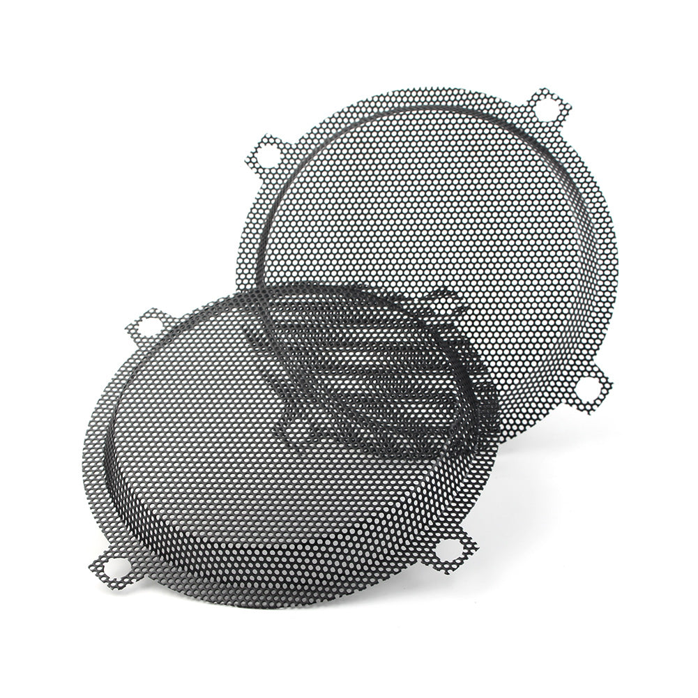 Black Motorbike Wired Punched Steel Mesh Speaker Grilles Cover for Harley Davidson Electra Glide 5.25" Speaker FLHTCU 1996-2013 D355079