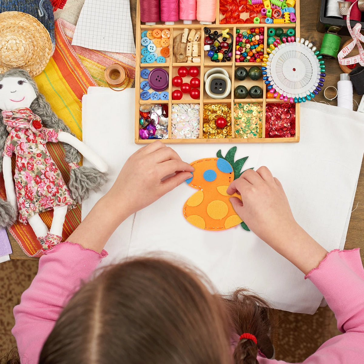 Felt Crafting Sewing Kit for Kids N78674