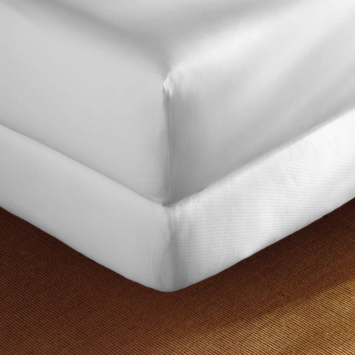 Ivory Mattress Box Spring Cover California King I6750