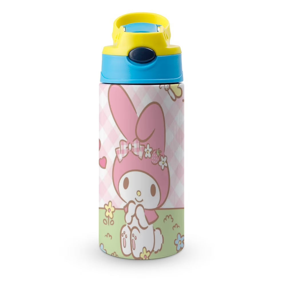 Stainless Steel Vacuum Insulated Water Bottle with Straw V71061