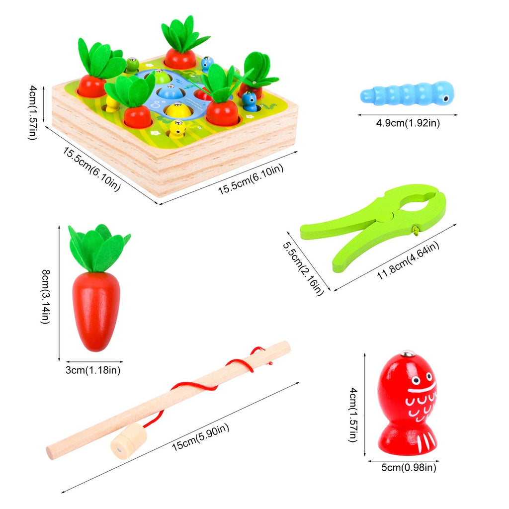 Wooden Building Blocks Educational Toy P53750